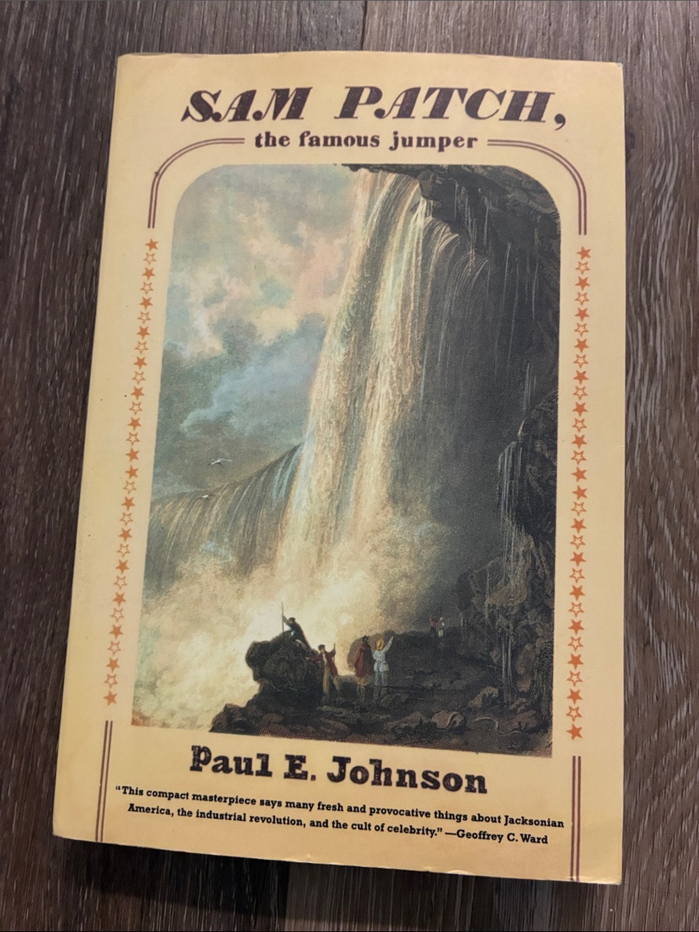 Paul E. Johnson Sam Patch Paperback Book - Cream Cover